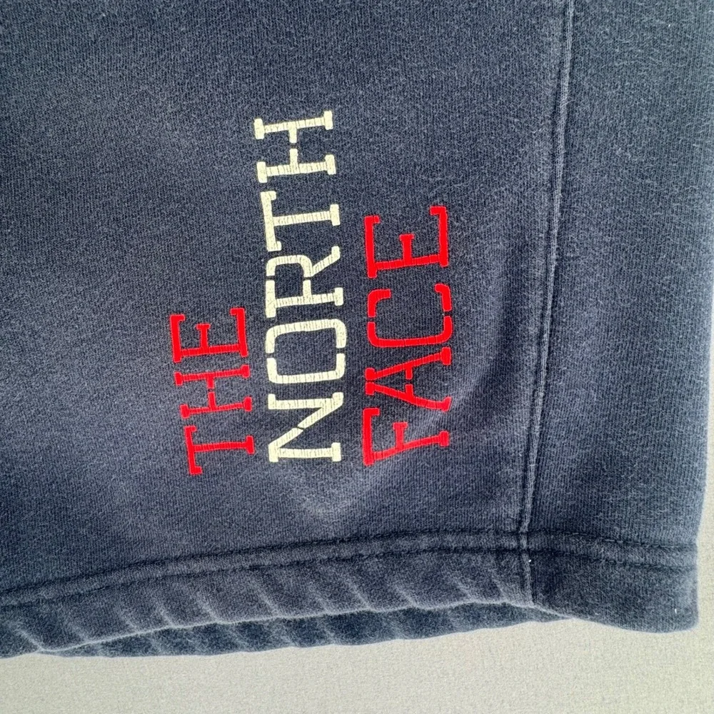 The North Face Fleece Sweat Shorts Mens Large Blue Drawstring Lounge Casual